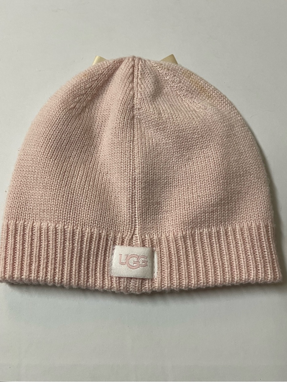 UGG Kids Blush Pink Knit Beanie